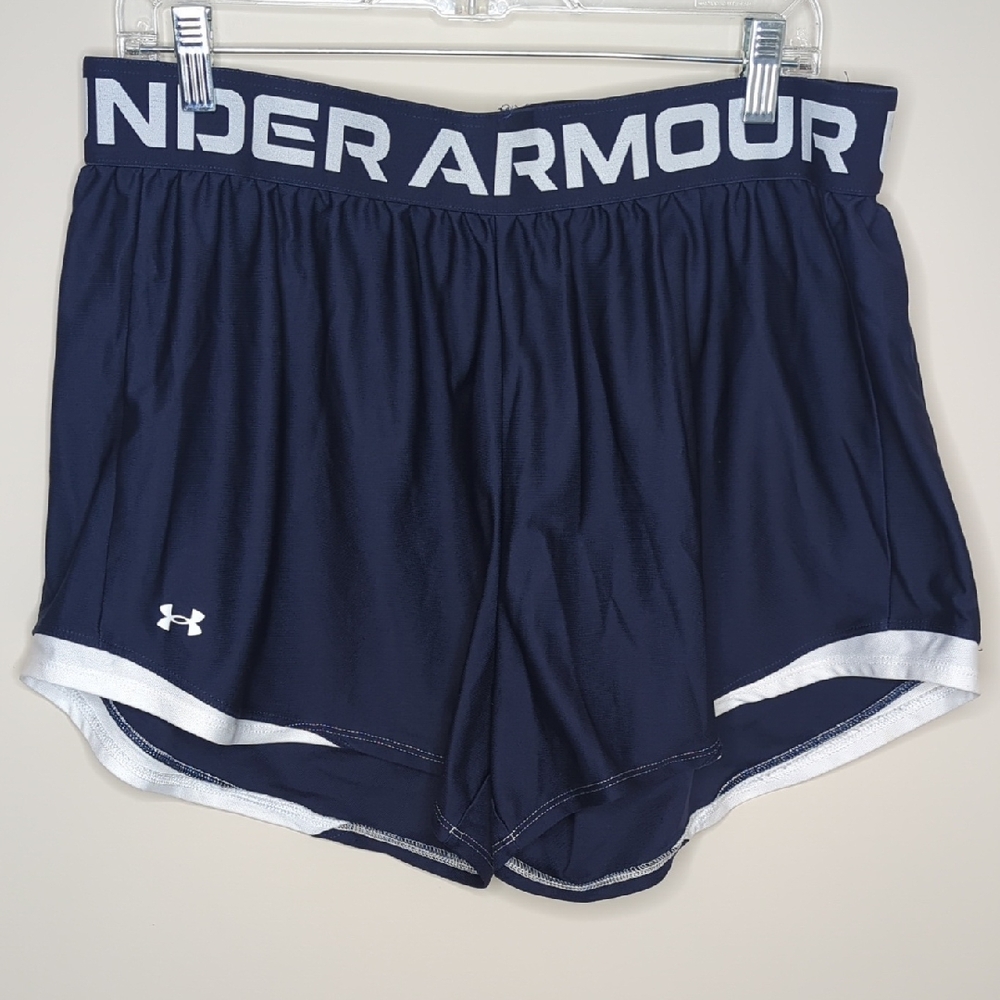 Under Armour Women's Dark Blue Athletic Shorts